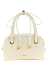 Furla Poppy S White Calfskin Handbag
