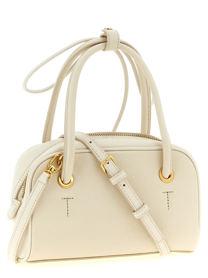 Furla Poppy S White Calfskin Handbag