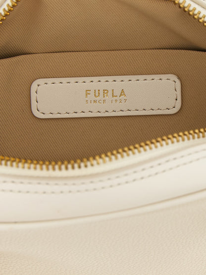 Furla White Calfskin Handbag