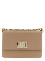 Furla 1927 Mini Beige Calfskin Crossbody Bag