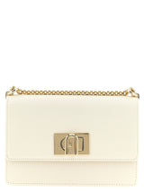 Furla 1927 Mini White Calfskin Crossbody Bag