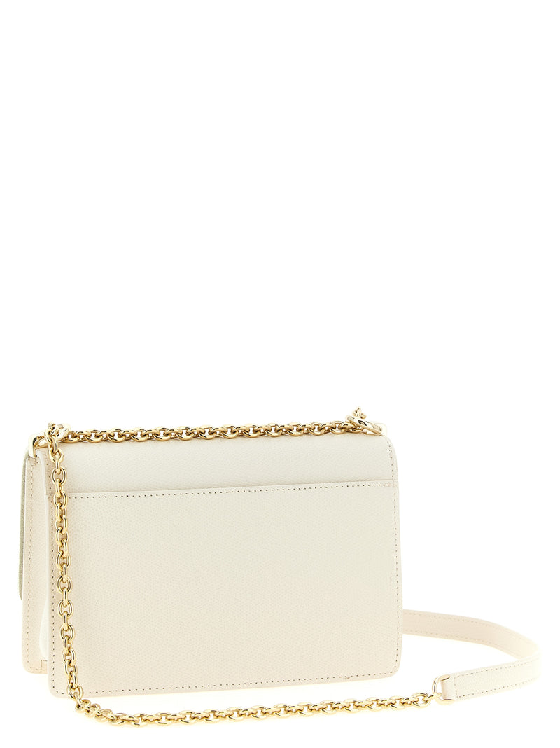 Furla 1927 Mini White Calfskin Crossbody Bag