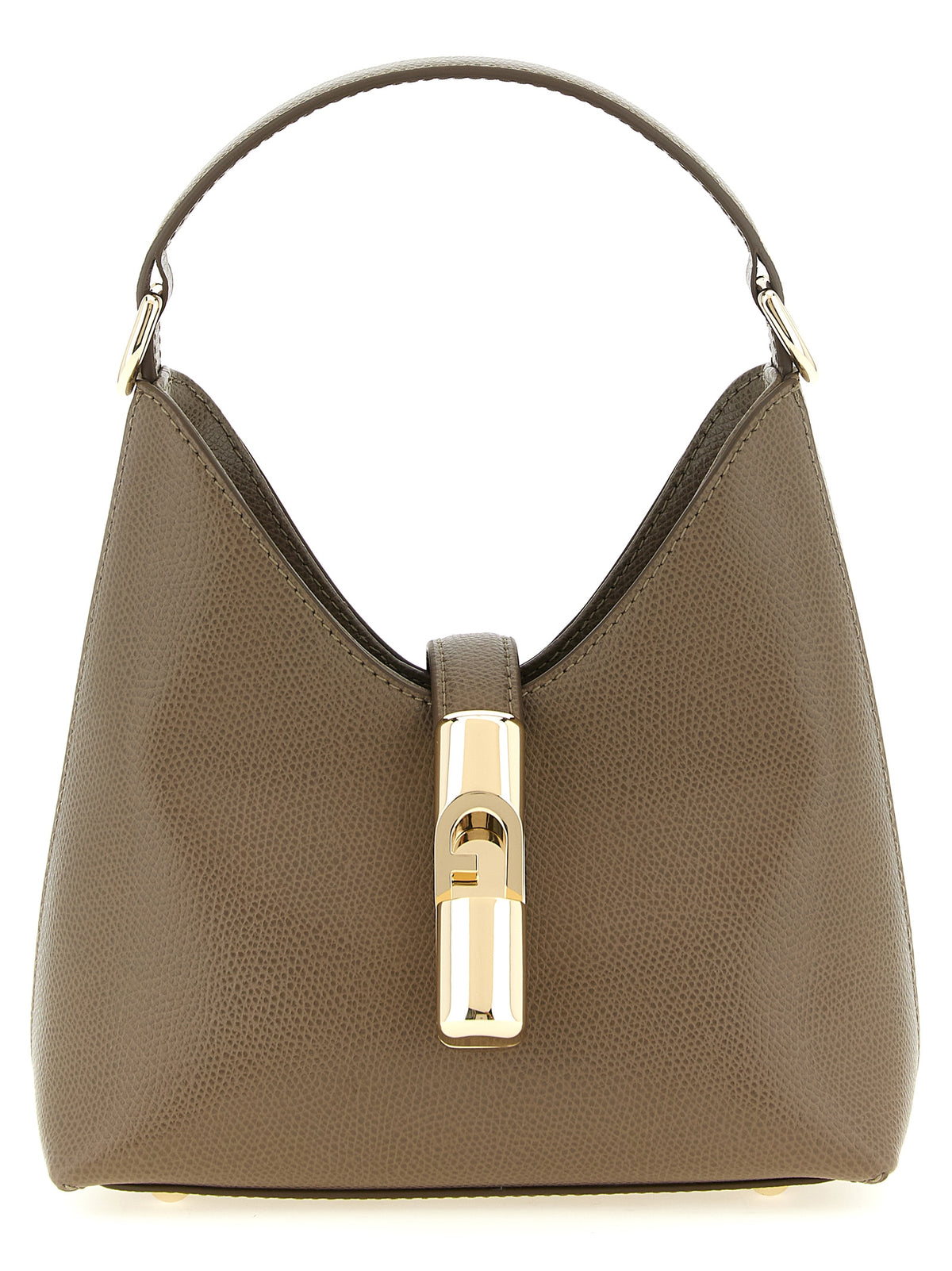 Furla Iride Mini Hobo Bag in Bicolor Calfskin