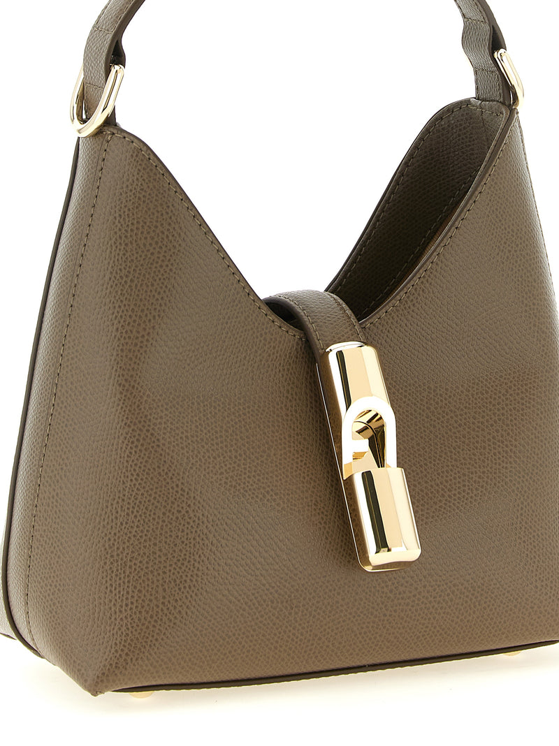 Furla Iride Mini Hobo Bag in Bicolor Calfskin