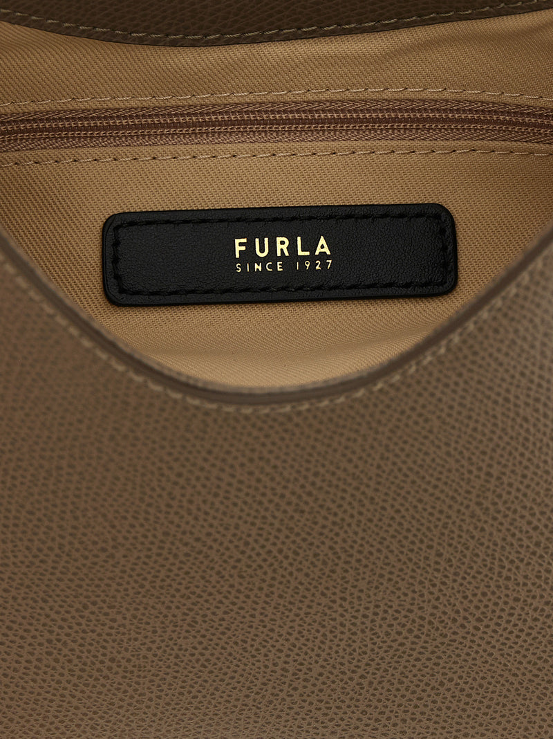 Furla Iride Mini Hobo Bag in Bicolor Calfskin