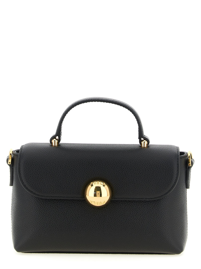 Furla Moonlight Black Calfskin Handbag