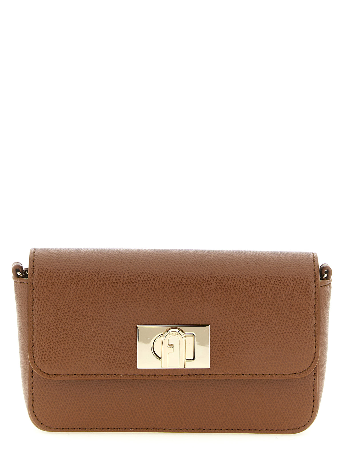 Furla 1927 Mini Brown Calfskin Crossbody Bag