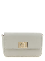 Furla 1927 Mini Gray Calfskin Crossbody Bag