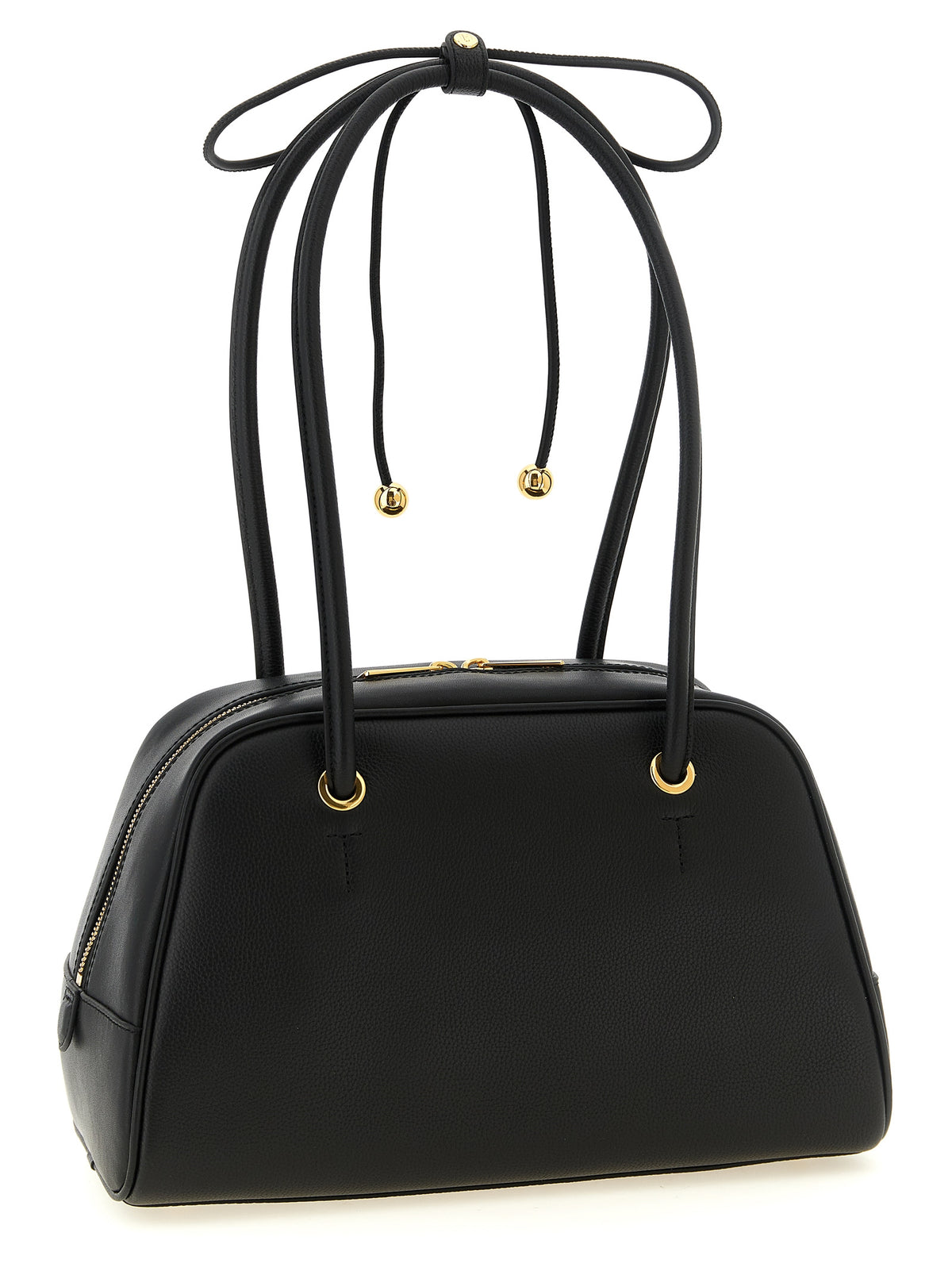 Furla Poppy M Black Calfskin Handbag