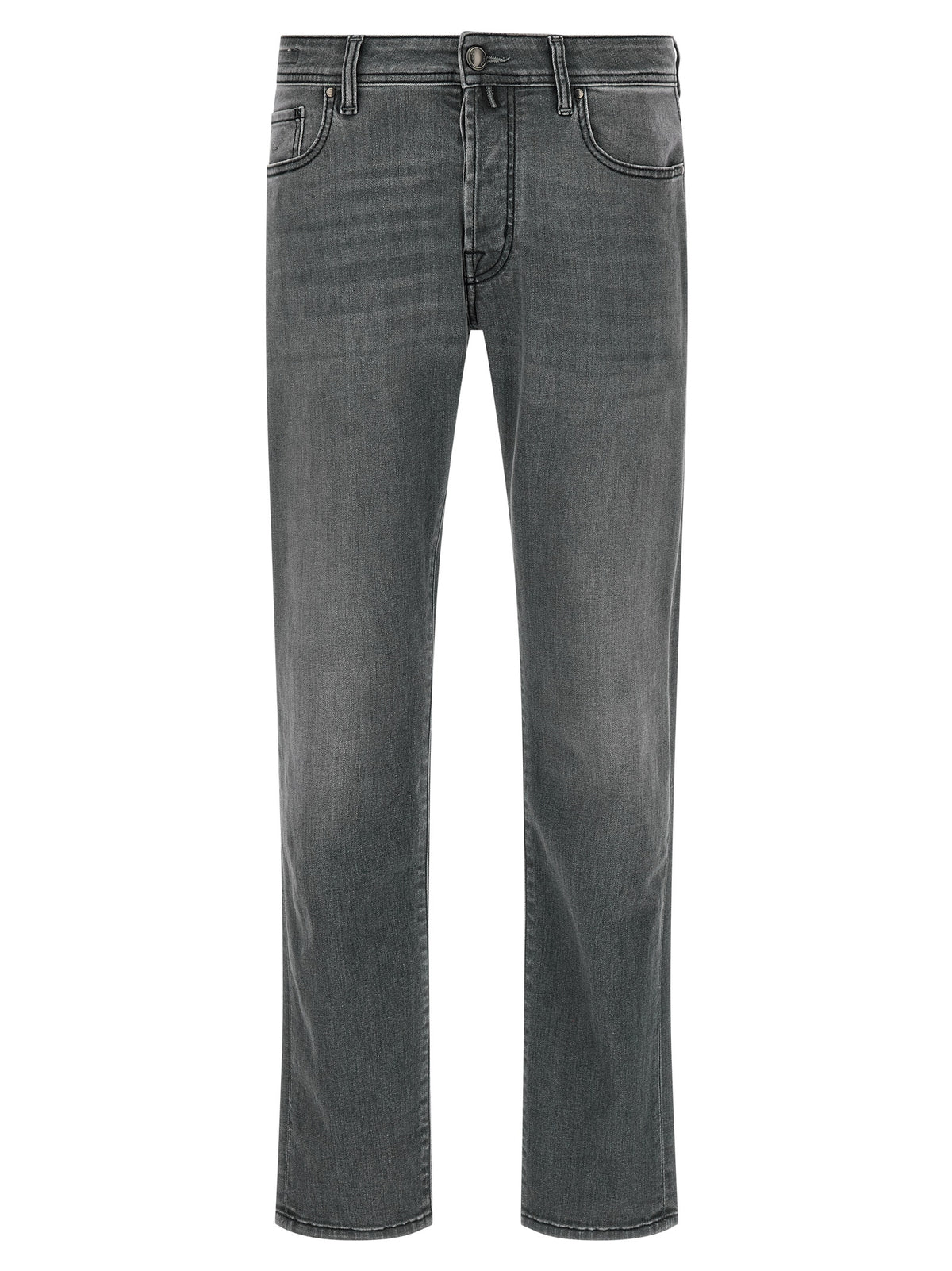 Jacob Cohën Bard Gray Cotton Slim Fit Jeans for Men