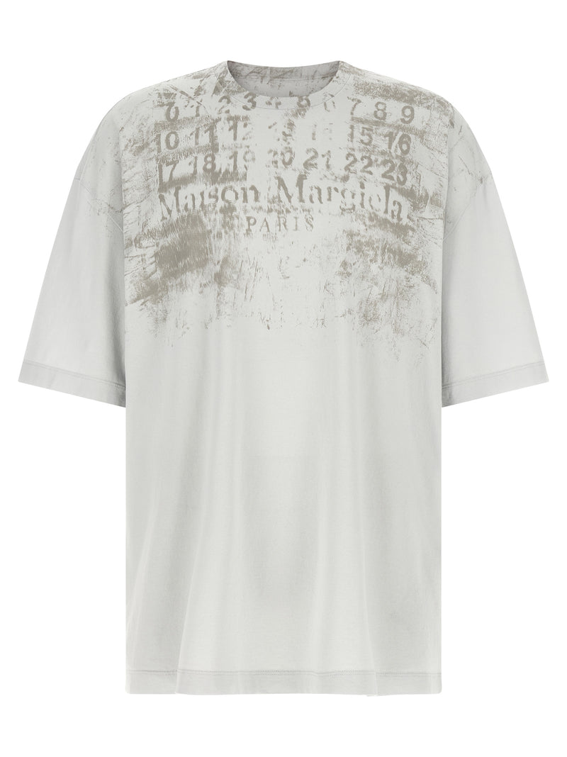 Maison Margiela Gray Cotton T-Shirt for Men