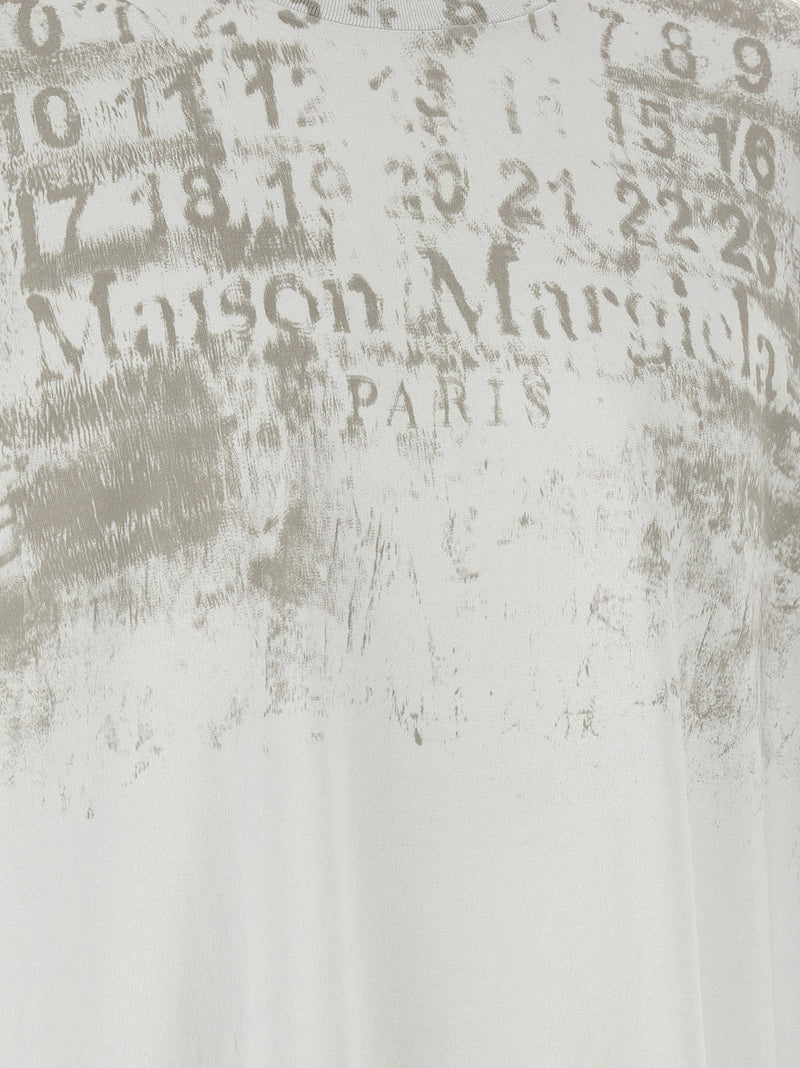 Maison Margiela Gray Cotton T-Shirt for Men