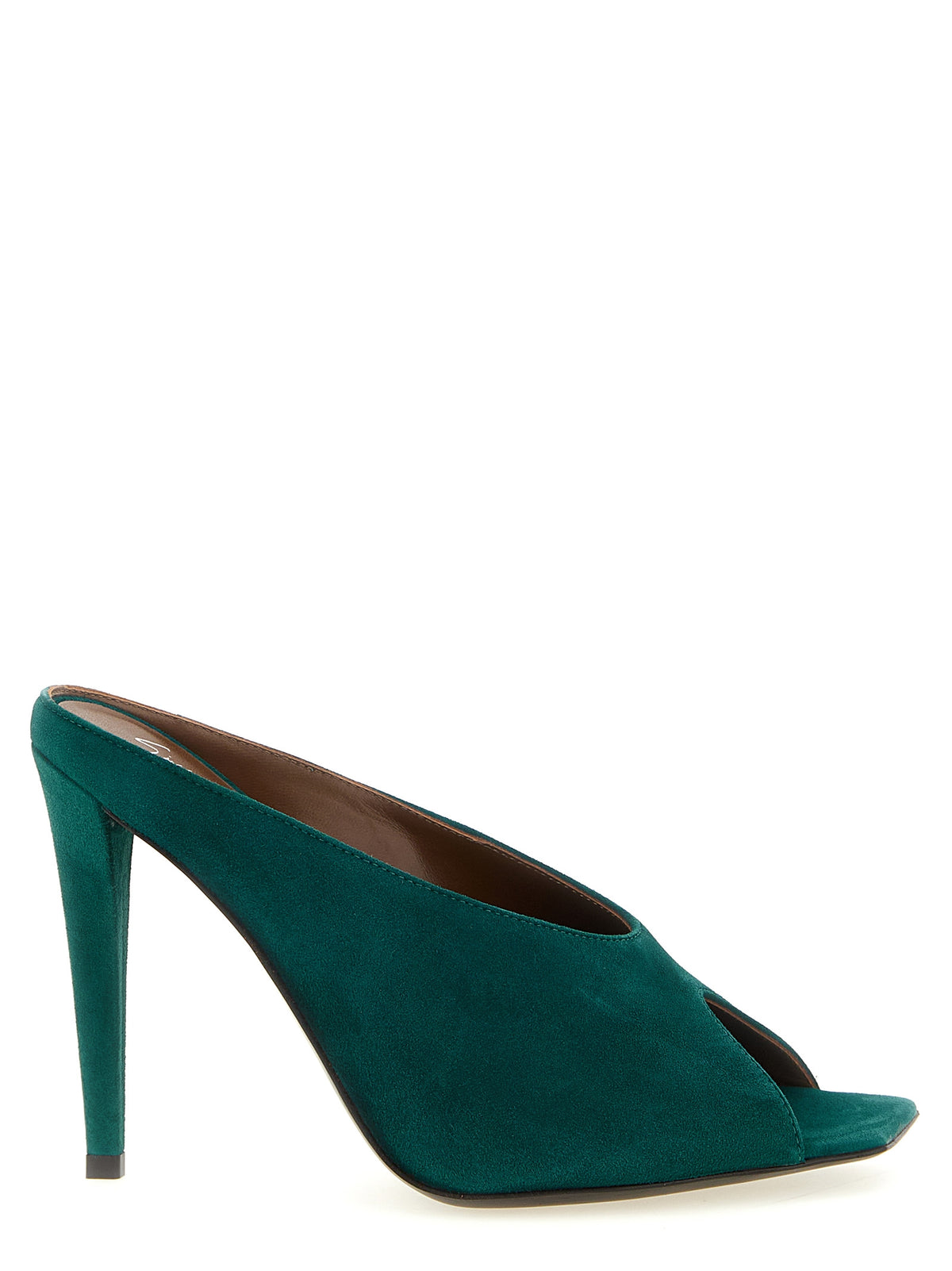 Giuseppe Zanotti Intriigo Cluedo Bicolor Suede Stiletto Sandals