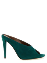 Giuseppe Zanotti Intriigo Cluedo Bicolor Suede Stiletto Sandals