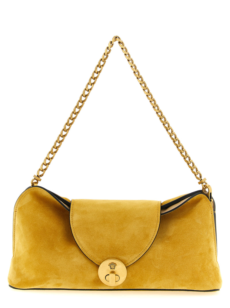 Sac à main en cuir bicolore Versace Vivian
