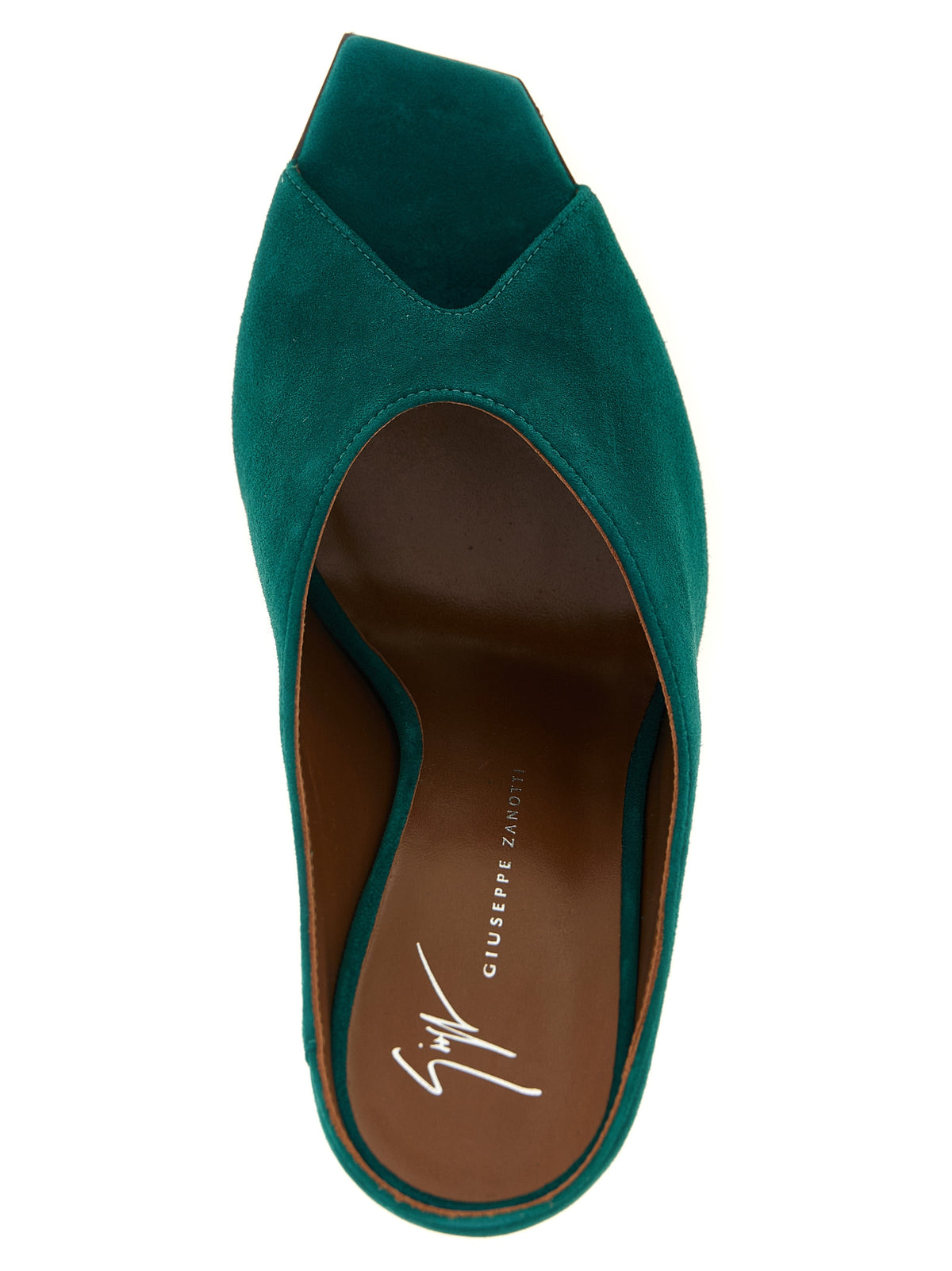 Giuseppe Zanotti Intriigo Cluedo Bicolor Suede Stiletto Sandals