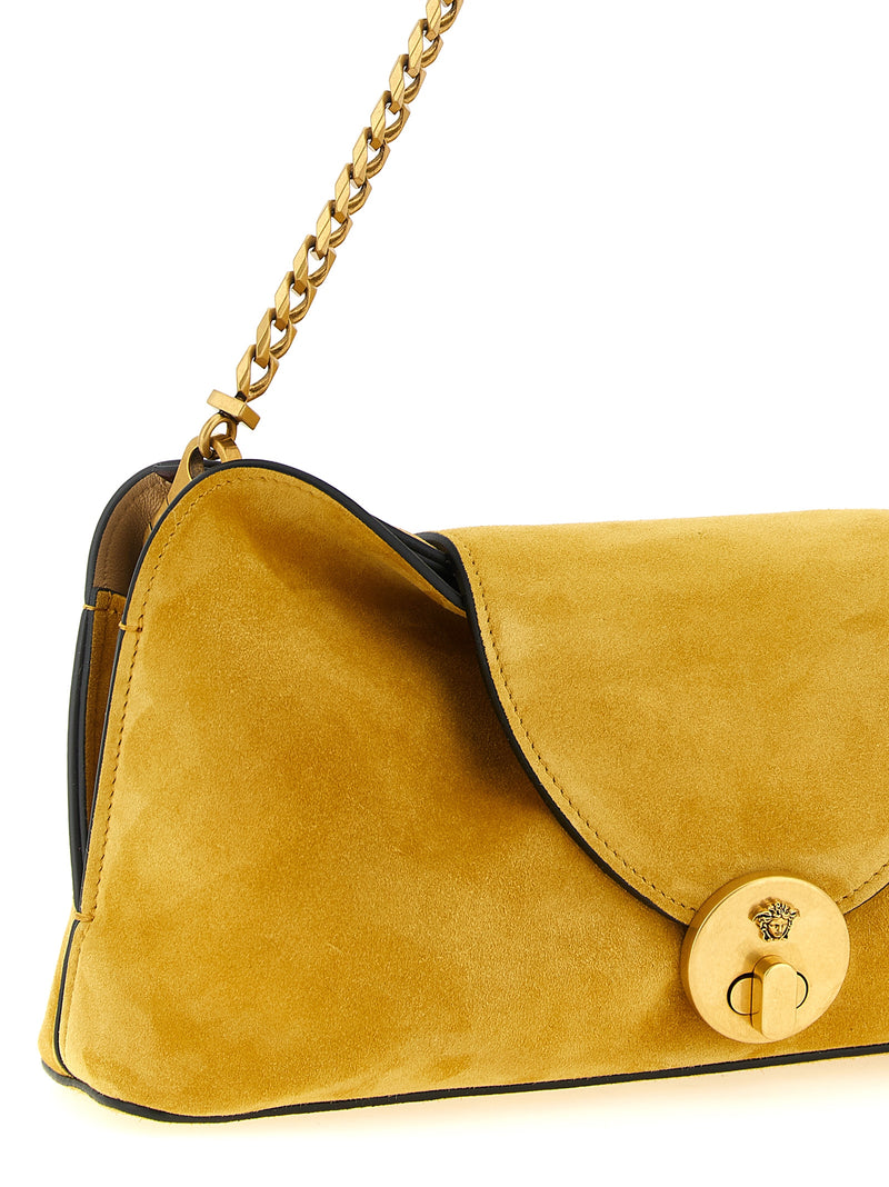 Sac à main en cuir bicolore Versace Vivian