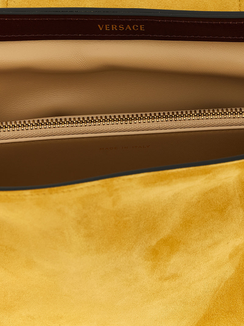 Sac à main en cuir bicolore Versace Vivian