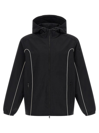 Diesel Black Polyamide Shell Jacket