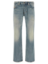 Diesel 1985 Larkee Blue Cotton Straight-Leg Jeans