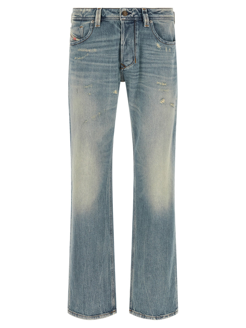 Diesel 1985 Larkee Blue Cotton Straight-Leg Jeans for Men