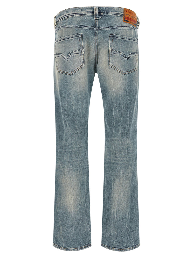 Diesel 1985 Larkee Blue Cotton Straight-Leg Jeans for Men