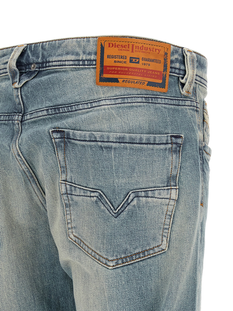 Diesel 1985 Larkee Blue Cotton Straight-Leg Jeans for Men