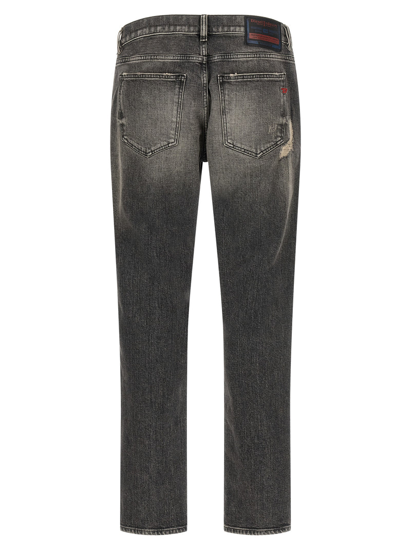Diesel D-Strukt Gray Cotton Skinny Jeans for Men