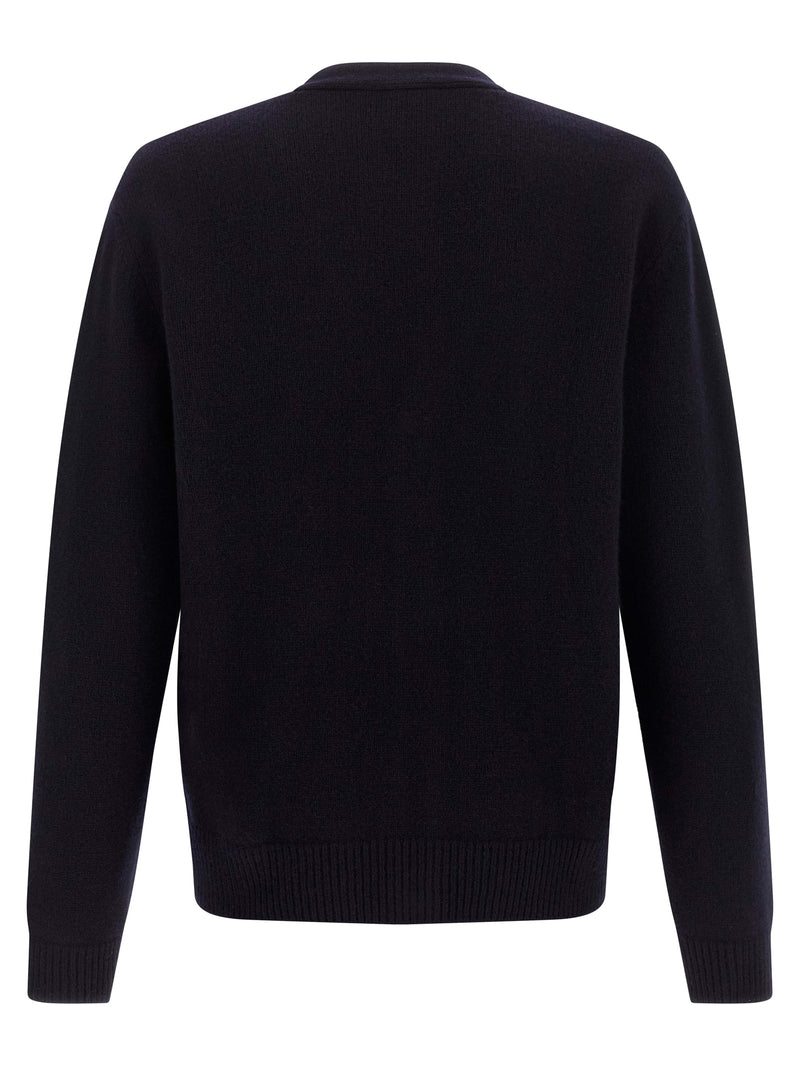 A.P.C. Kevin Blue Wool Cardigan for Men