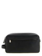Brunello Cucinelli Black Calfskin Beauty Case