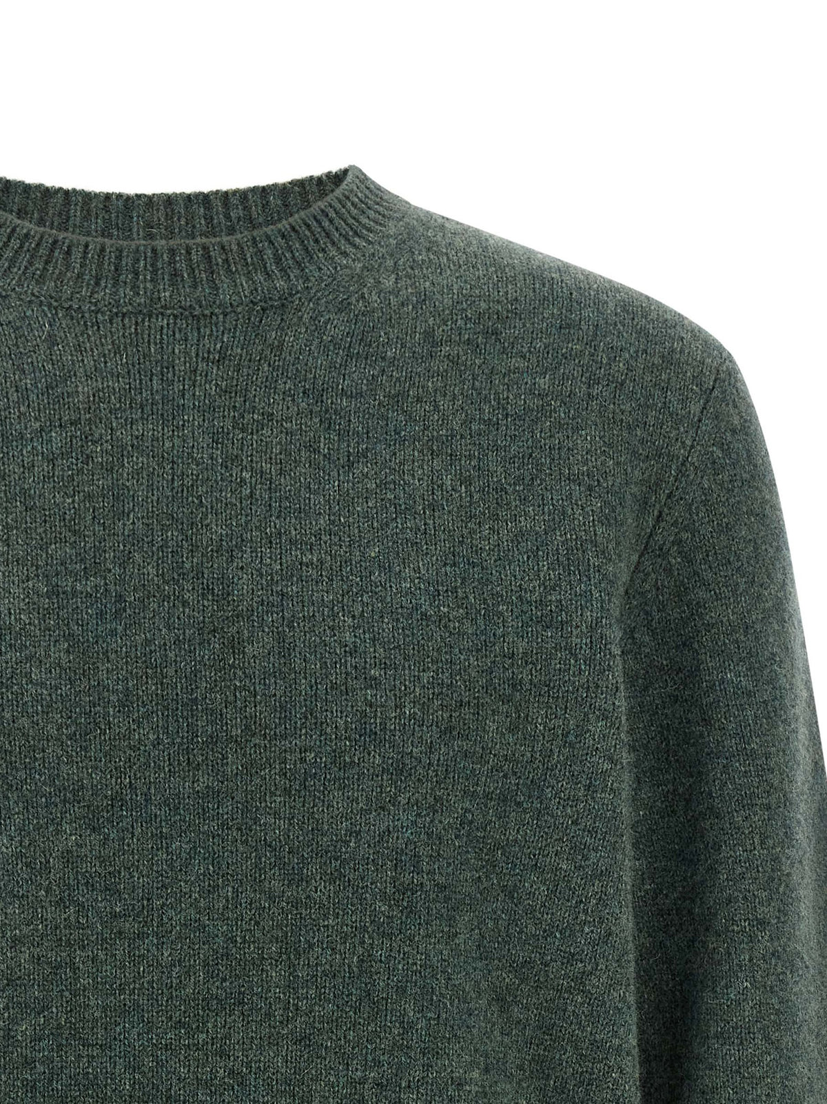 A.P.C. Edmond Bicolor Wool Cardigan - Green