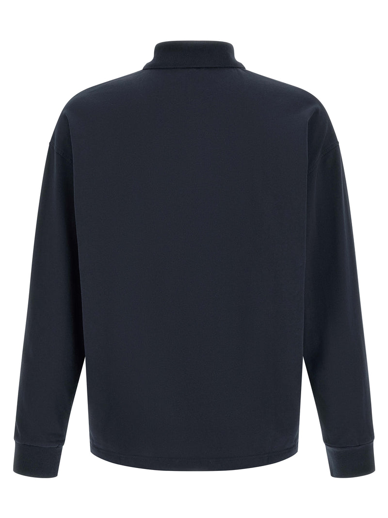 A.P.C. Alexis Blue Cotton Polo Shirt