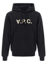 A.P.C. Grand VPC Black Cotton Hoodie for Women