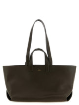 A.P.C. Le Drummer Brown Cowhide Tote Bag