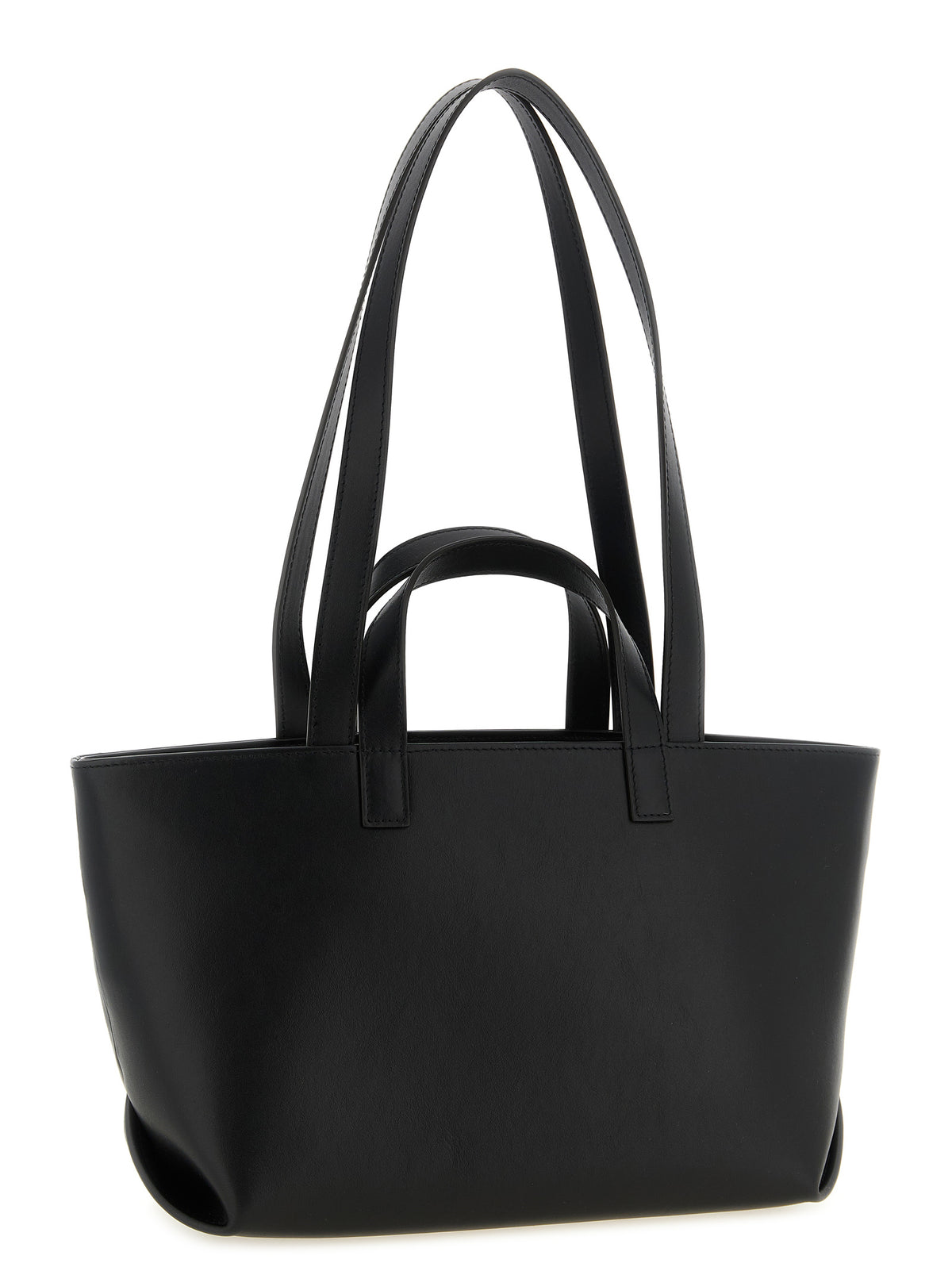 A.P.C. Le Drummer Small Black Cowhide Tote Bag