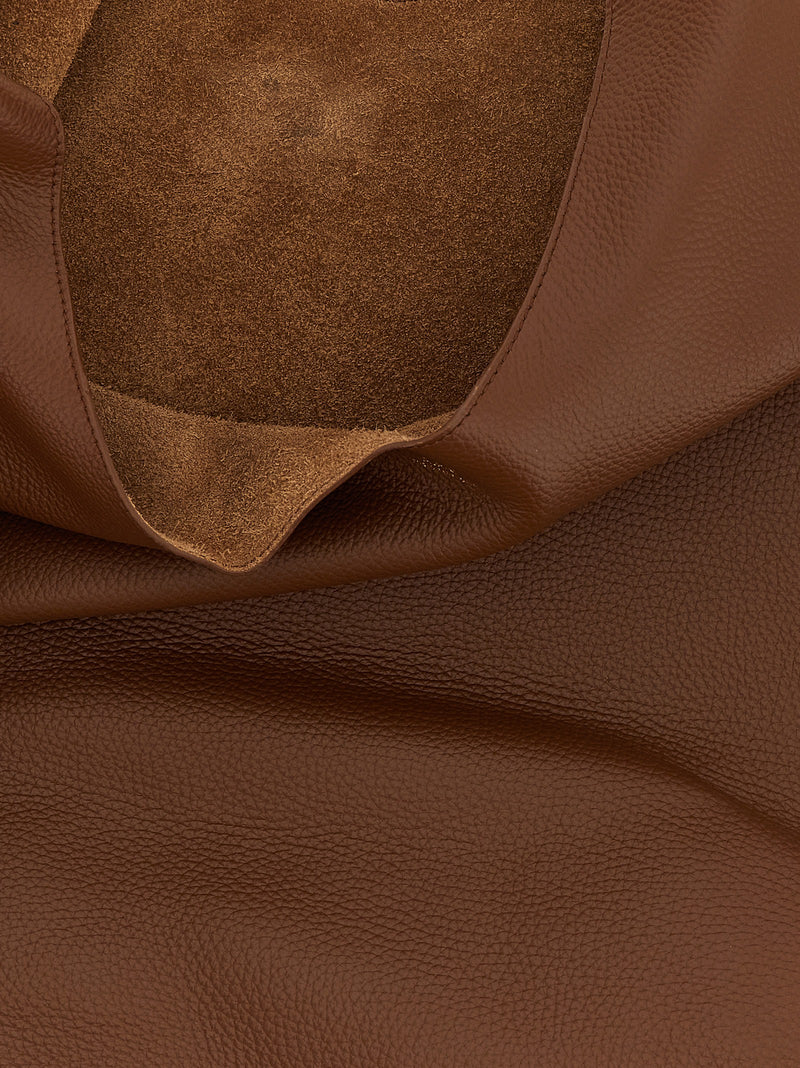 A.P.C. Le Neige Brown Cowhide Shoulder Bag