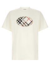 T-shirt Burberry Ryan en coton blanc