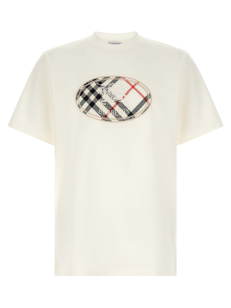 T-shirt Burberry Ryan en coton blanc