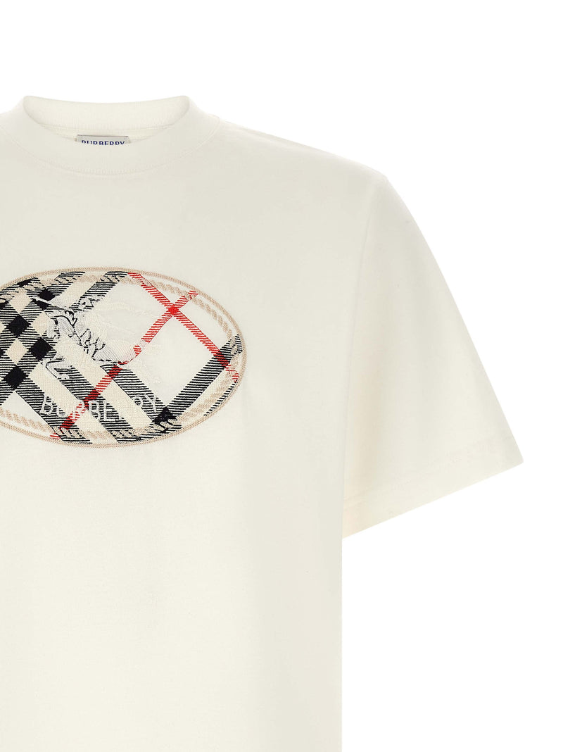 T-shirt Burberry Ryan en coton blanc