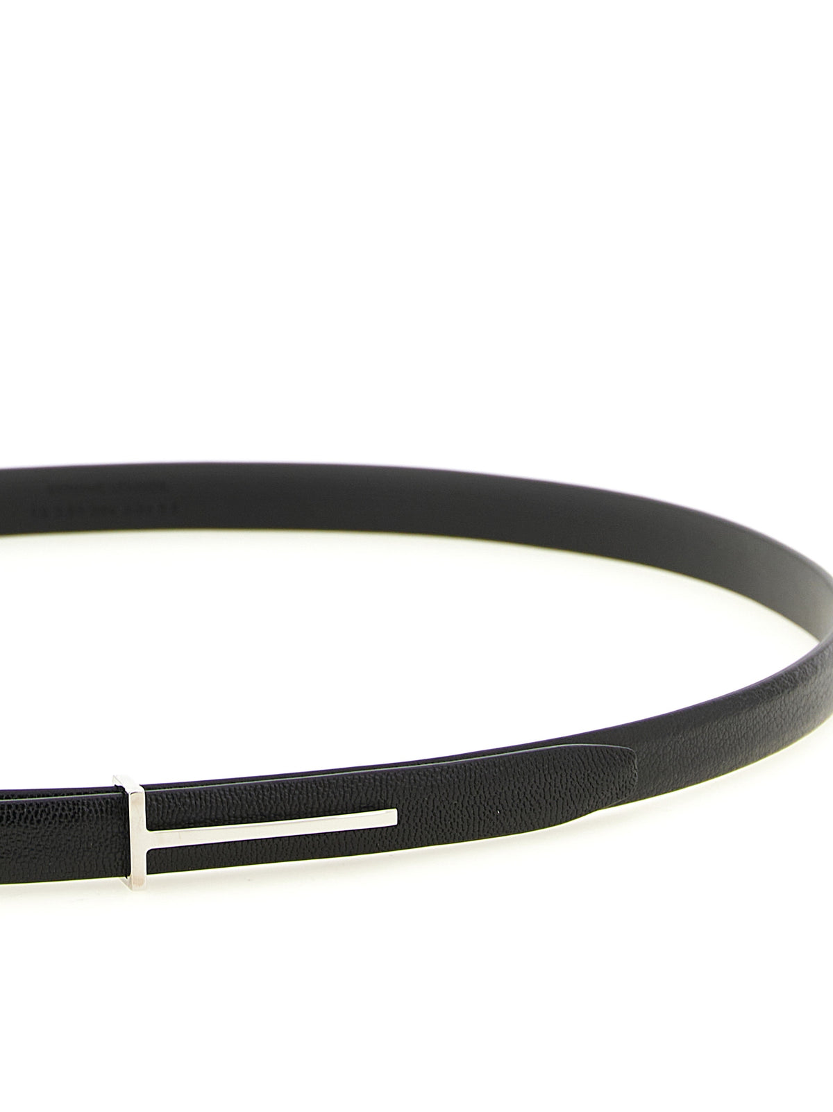 Tom Ford Black Goatskin Thin Belt - Iconic Style for Men