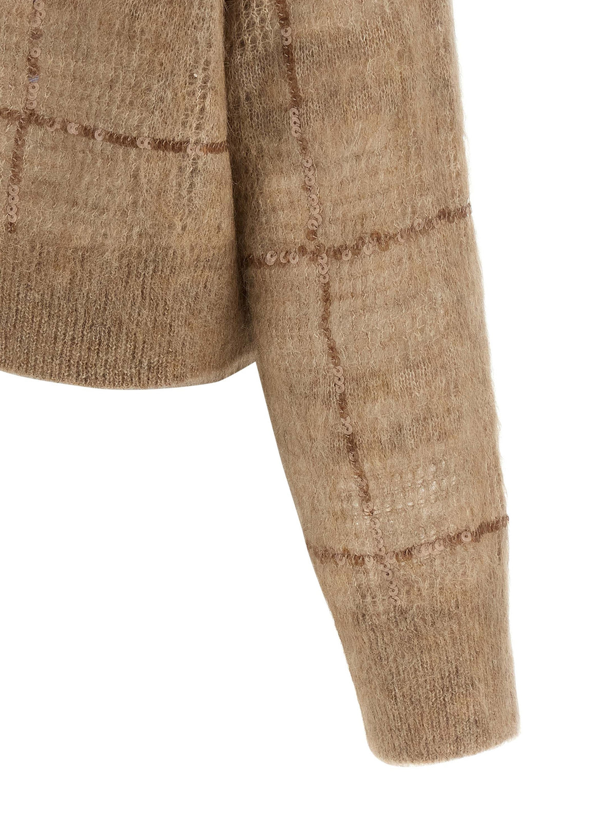 Brunello Cucinelli Beige Wool Cardigan for Women