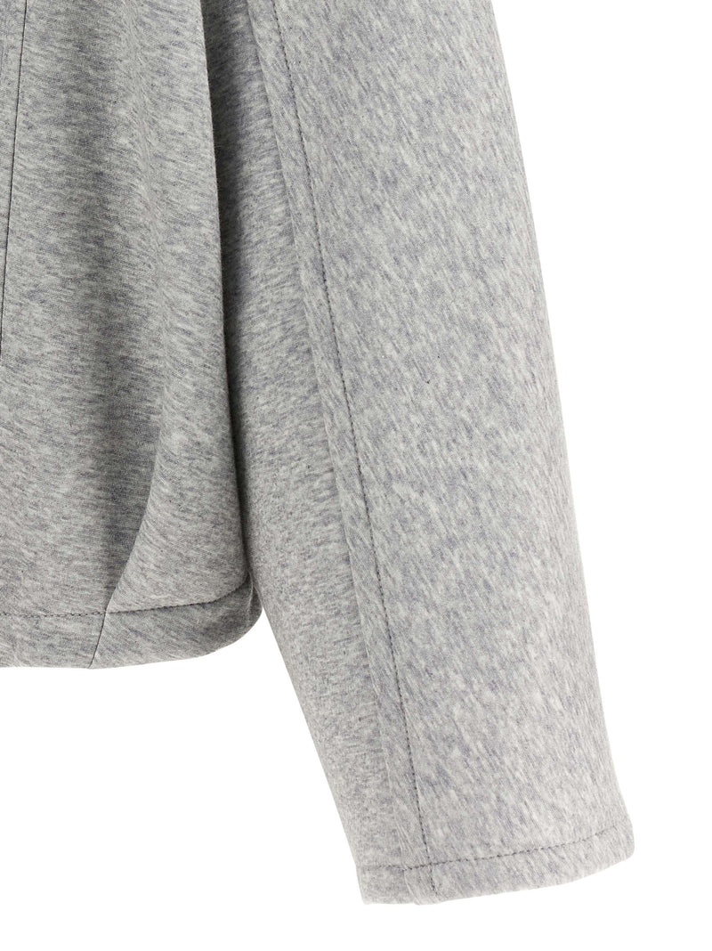 Brunello Cucinelli Gray Cotton Hoodie for Women