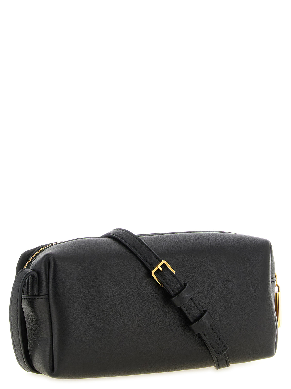 Khaite Black Calfskin Kye Mini Crossbody Bag
