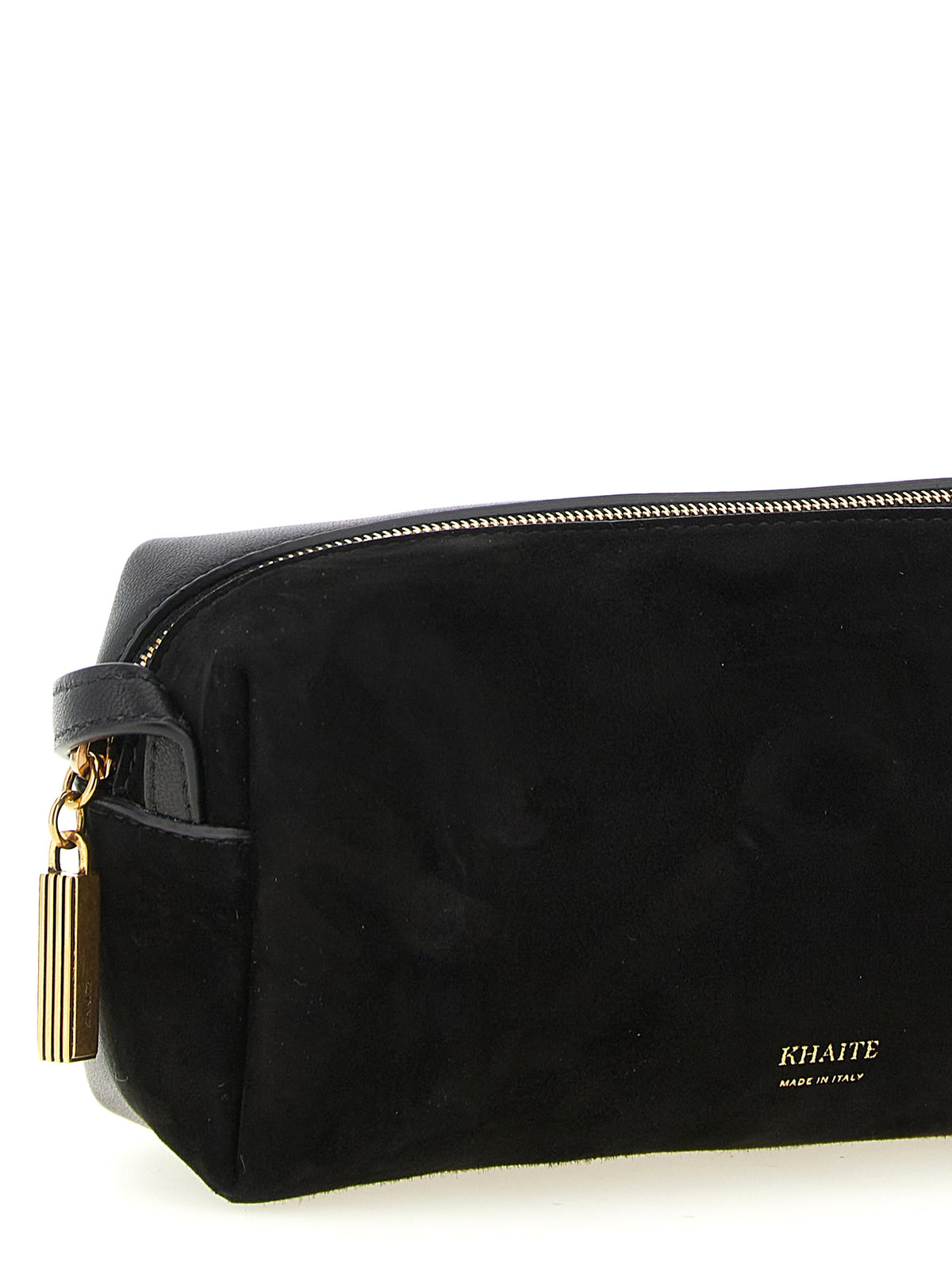 Khaite Black Calfskin Kye Mini Crossbody Bag
