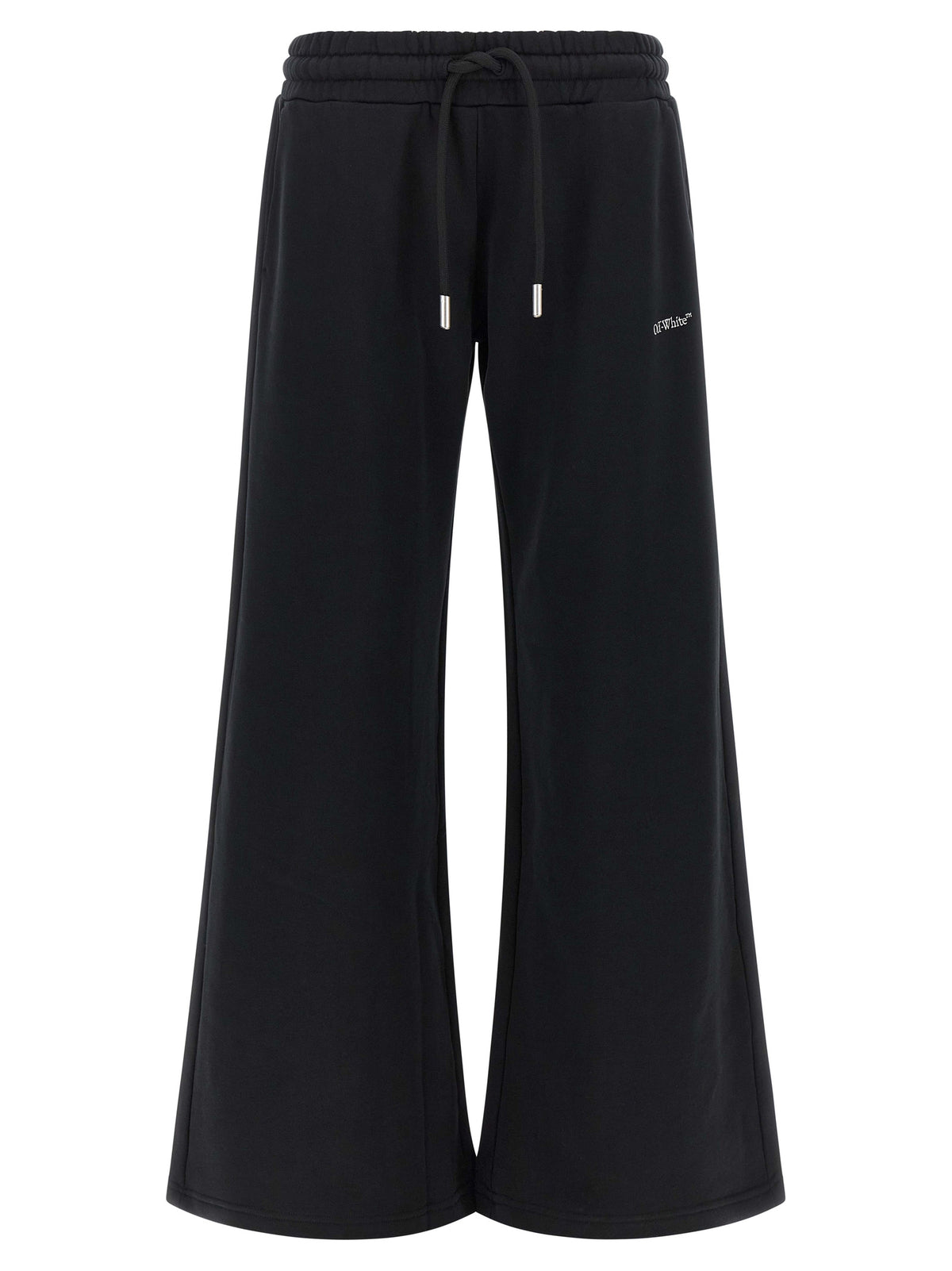 Off-White Black Cotton Joggers 'Bookish' for Women
