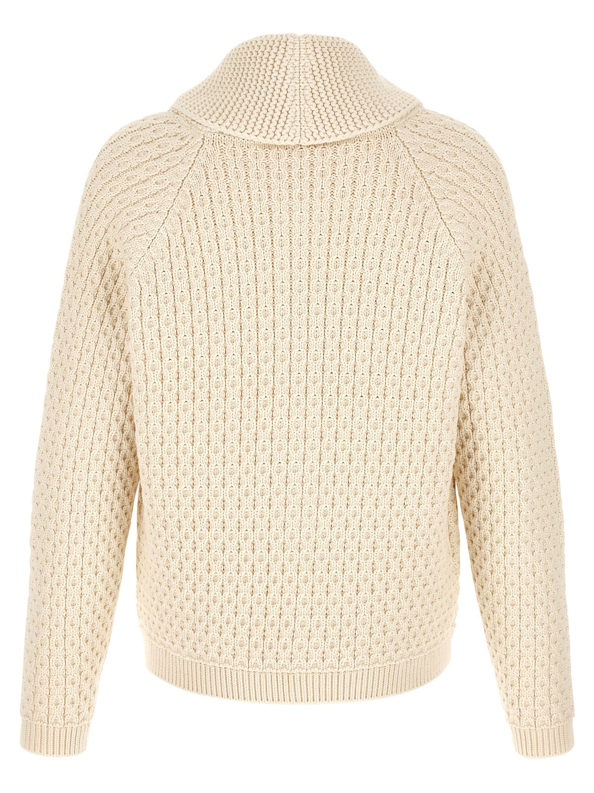 J.W.Anderson White Cotton Cardigan - Contemporary Knitwear