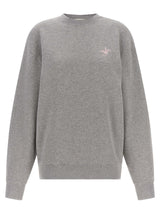J.W.Anderson Gray Cotton Sweatshirt - Ribbon Anchor Design