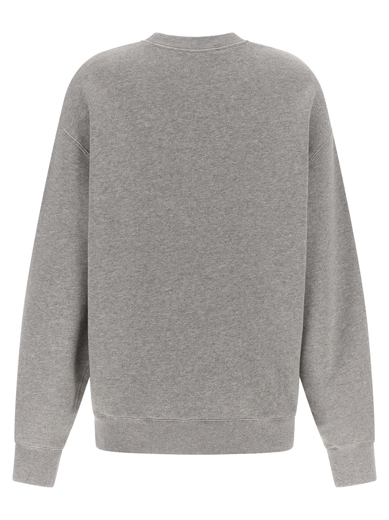 J.W.Anderson Gray Cotton Sweatshirt - Ribbon Anchor Design