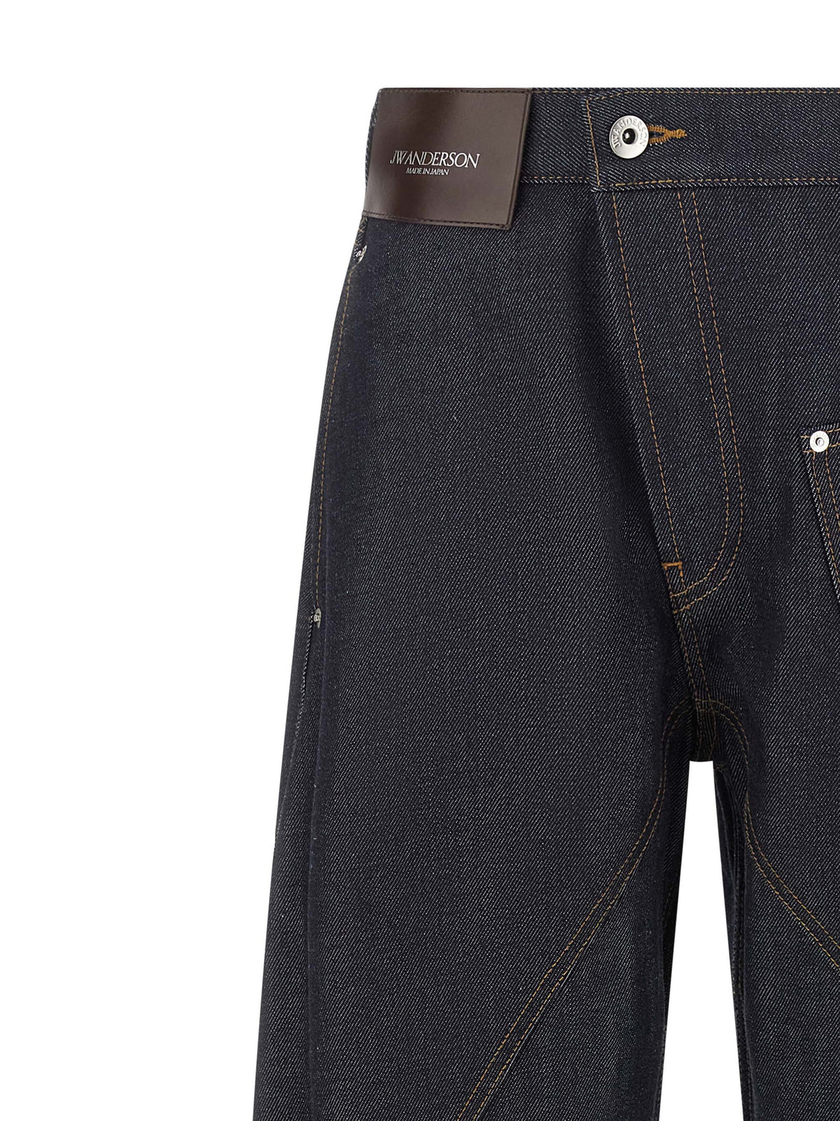J.W.Anderson Blue Cotton Straight-Leg Jeans for Women