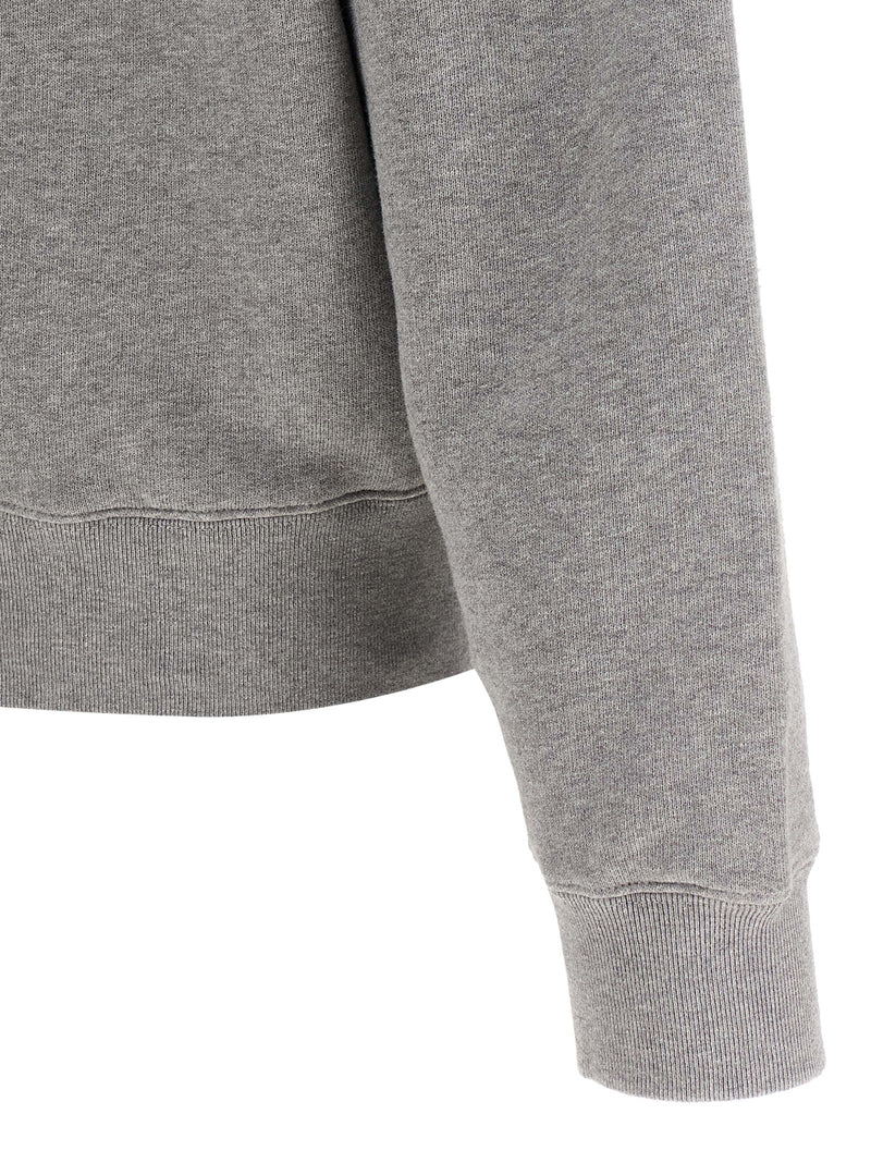 J.W.Anderson Gray Cotton Sweatshirt - Ribbon Anchor Design